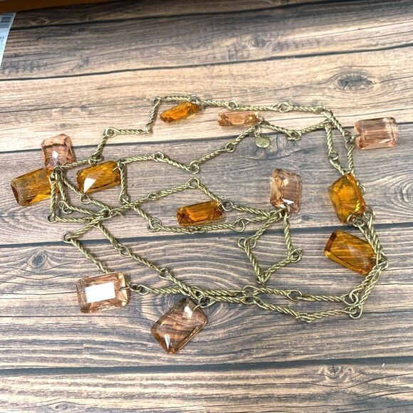 J Crew Glass Bead Necklace - Picture 1 of 2